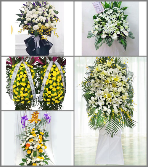 广东广州市花都区花城街道大华村白事花篮预定